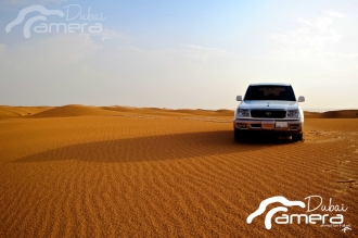 Toyota land Crusier Desert-landscape