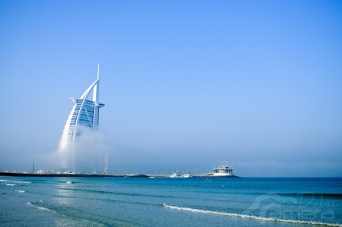 Burj Al-Arab & fog 3